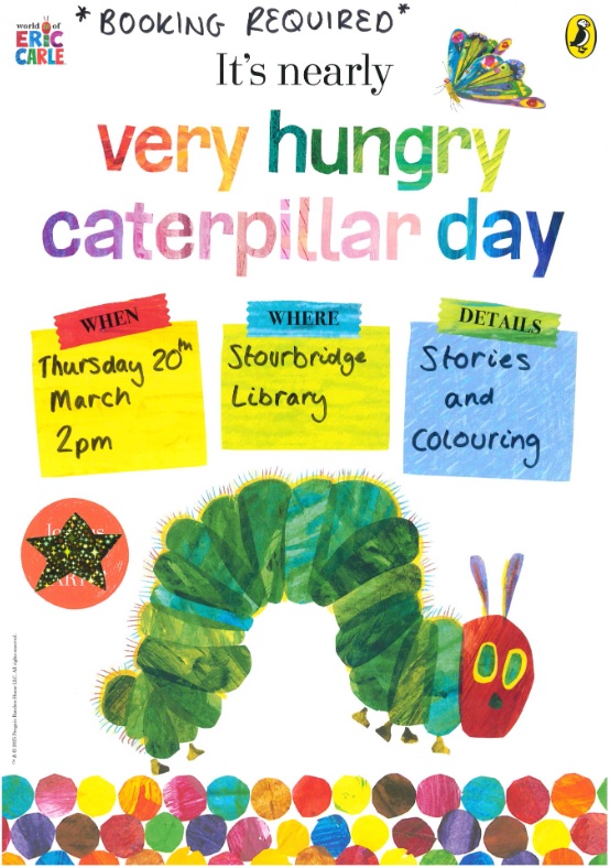 Stourbridge Library - Very Hungry Caterpillar Day